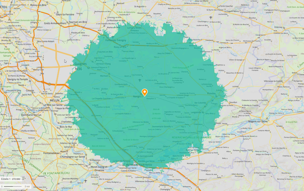 Zone d'intervention de sogipe informatique